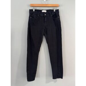 Free People Womens Black Denim‎ Jeans Size 28 USA Made Casual Everyday Pants